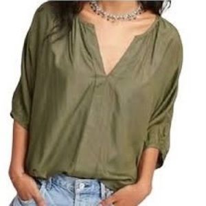 Anthropologie Porridge High low Top